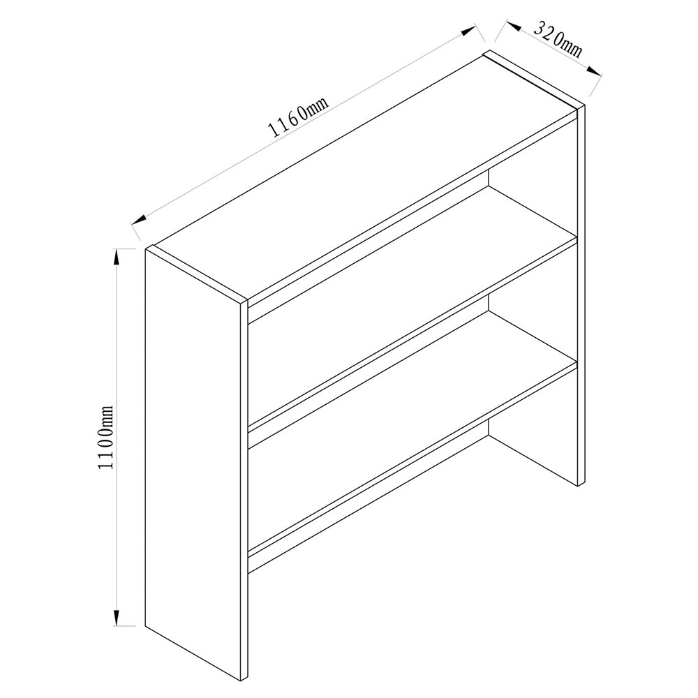 Repisa para Escritorio 1200