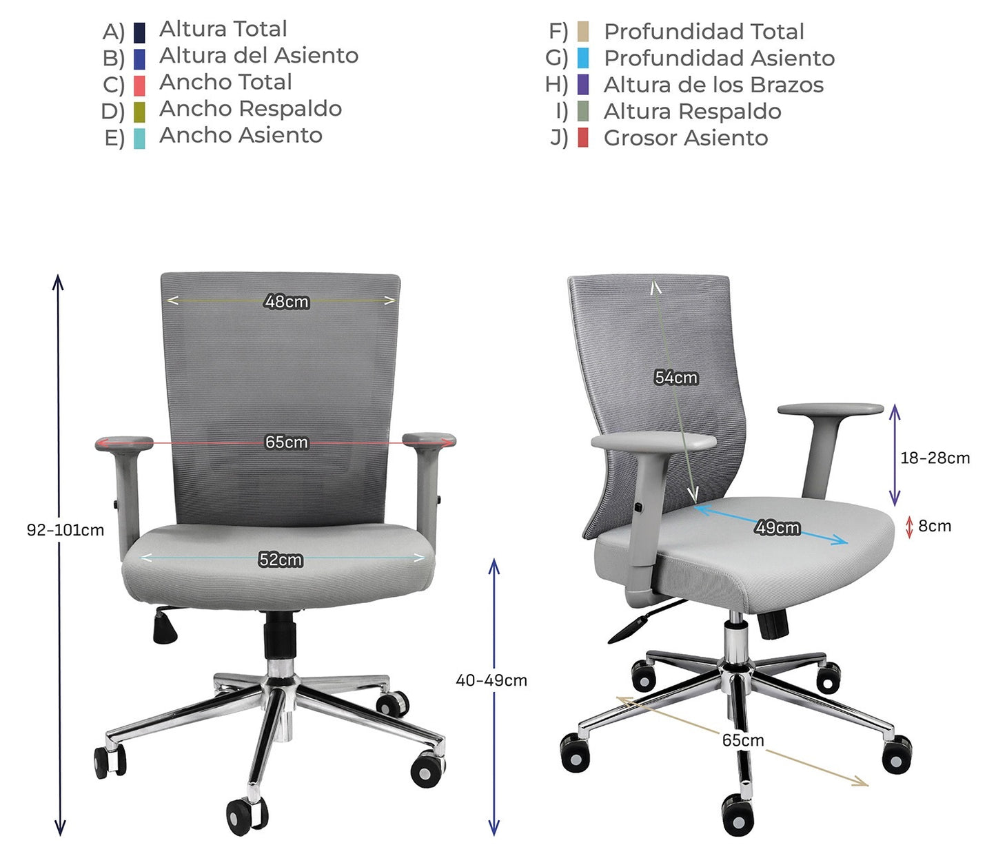 Taupo Balance| Silla de Oficina Jasper J
