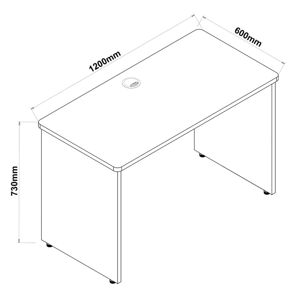 Escritorio de Oficina / Trabajo 1200