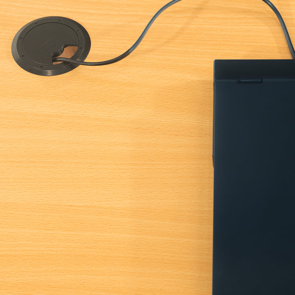 Escritorio de trabajo en L con Cajones 1500