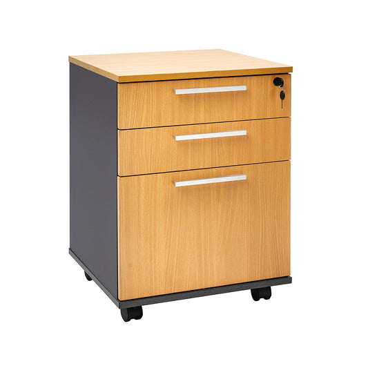 Archivero móvil con 3 cajones