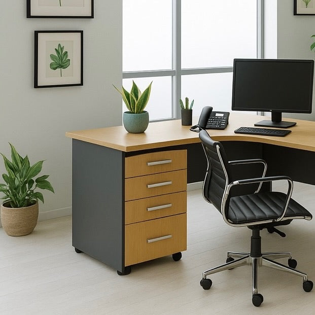 Archivero Móvil con 4 Cajones