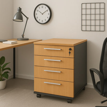 Archivero Móvil con 4 Cajones