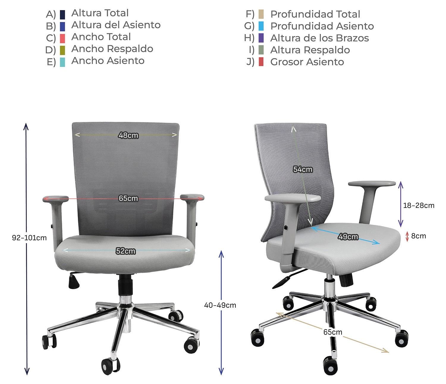 Taupo Balance| Silla de Oficina Jasper J