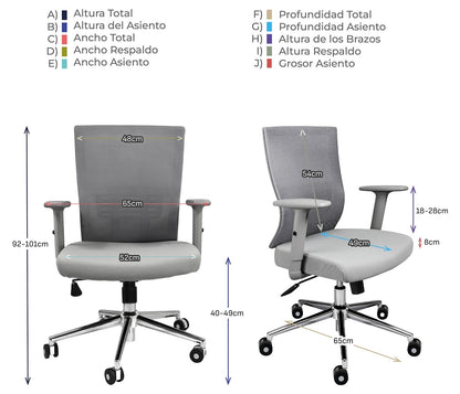 Taupo Balance| Silla de Oficina Jasper J