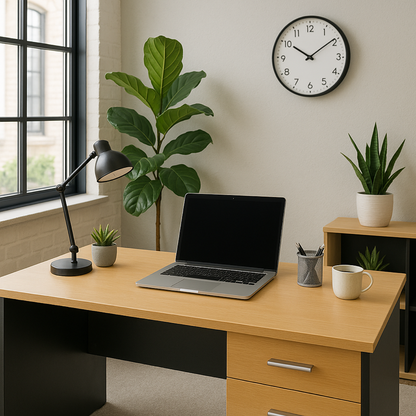 Escritorio de Trabajo con Cajones 1200