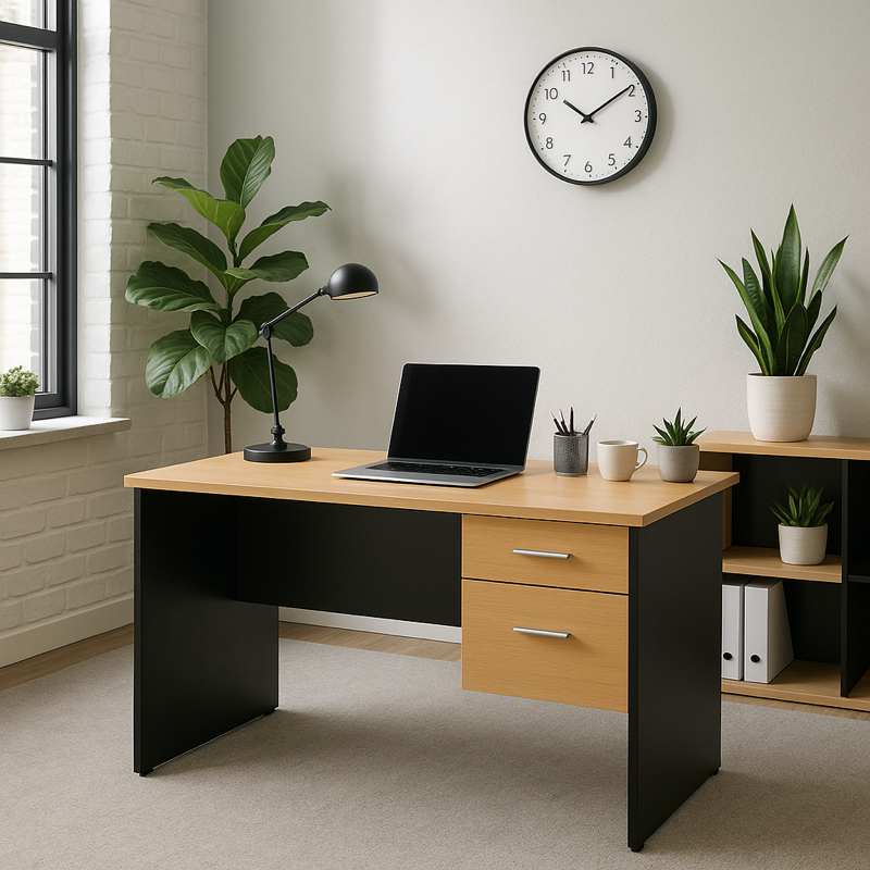 Escritorio de Trabajo con Cajones 1200