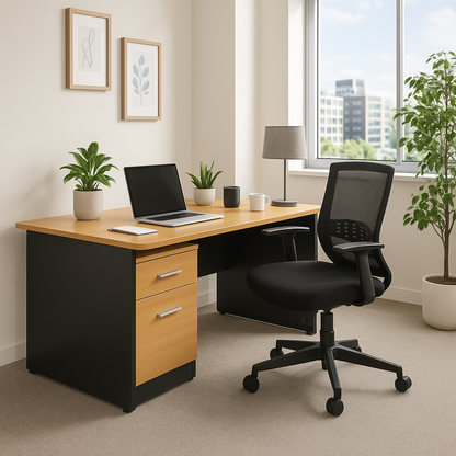 Escritorio de Trabajo con Cajones 1500