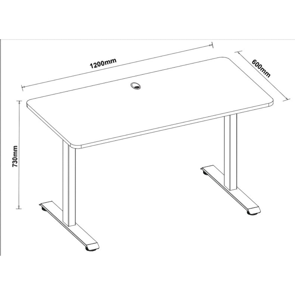 Escritorio Fijo 1200 Blanco | Jasper J