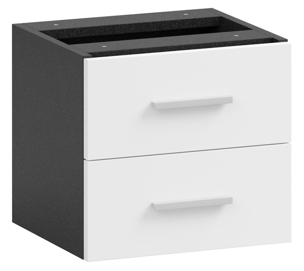 Set de 2 Cajones para Escritorio Blanco